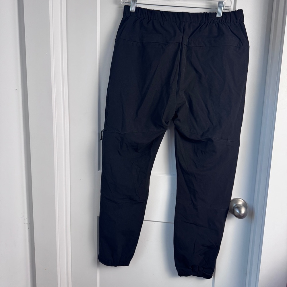 Alexander K Techwear Jogger Pants Men 32 Black Belted Utility Zip Pocket Belt - Picture 8 of 13